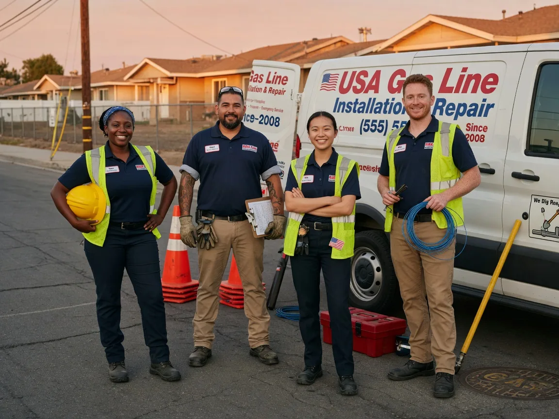 Gas Line Installation company in Burkeville, TX